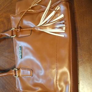 Chocolate brown coach purse